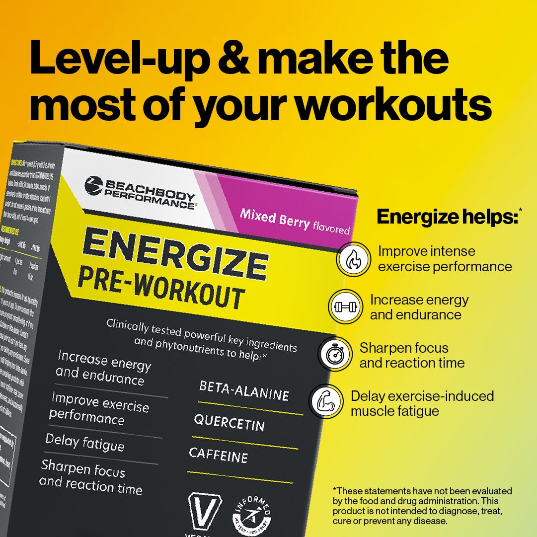 BODi Energize single-serve stick pack ready to mix for on-the-go energy.