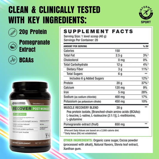 BODi Recover protein scoop for convenient serving