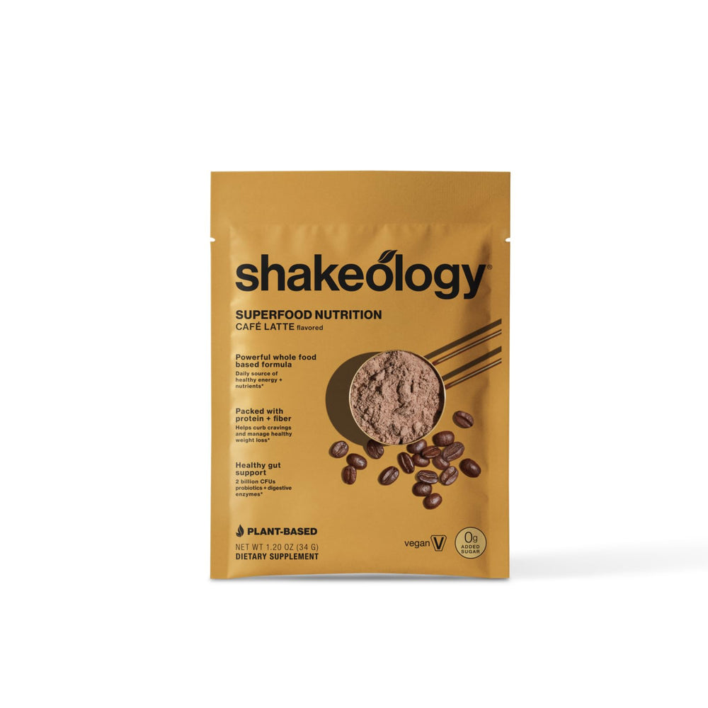 BODi Shakeology Cafe Latte ingredients highlight plant protein blend