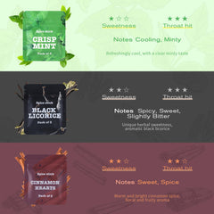 Boderi core-packs flavor variety highlighting plant-based ingredients for mindful snacking.