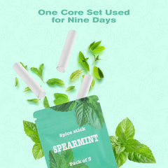 Travel-friendly Minty Cores case with easy access to cores.