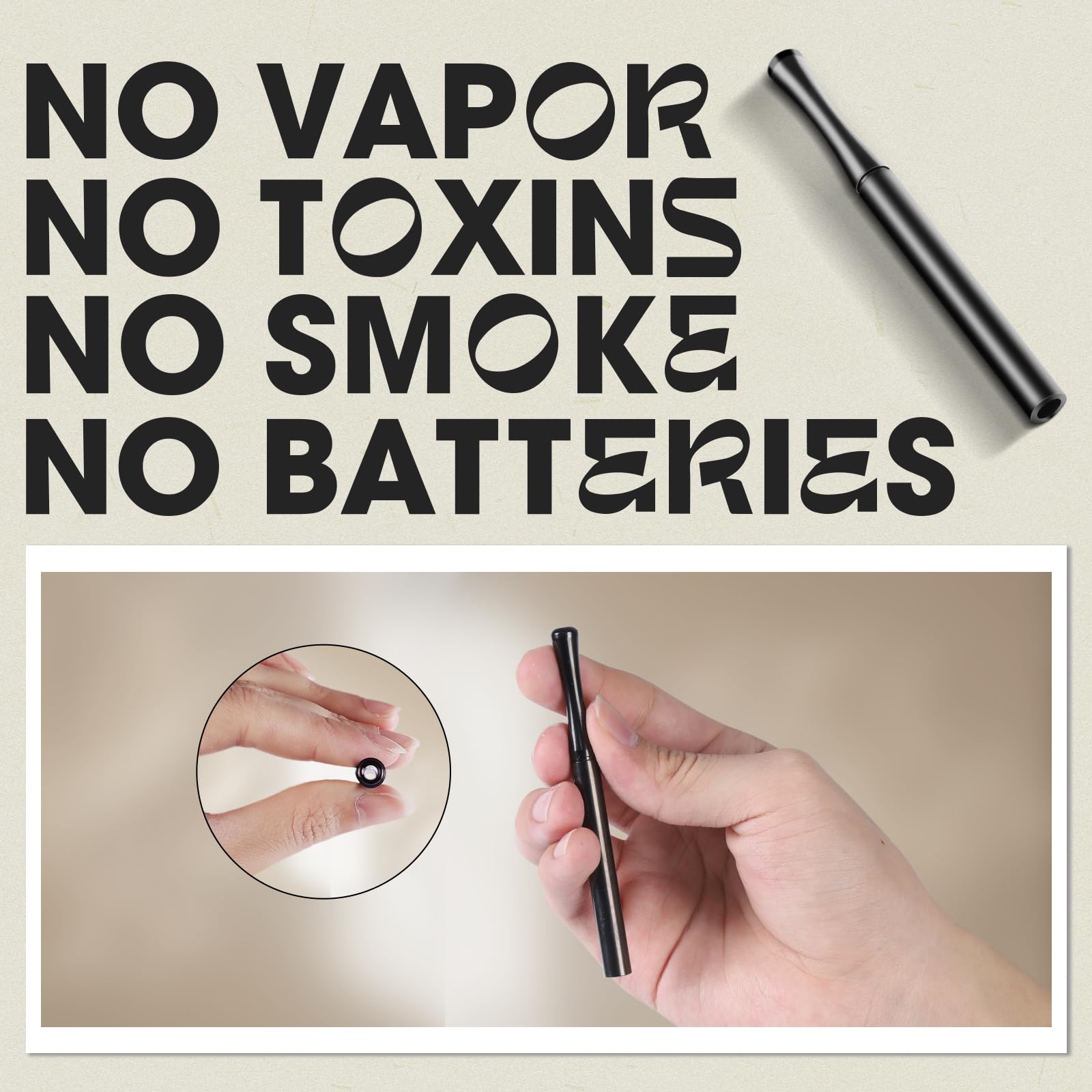 Four-pack cores included with Boderi Quit Inhaler