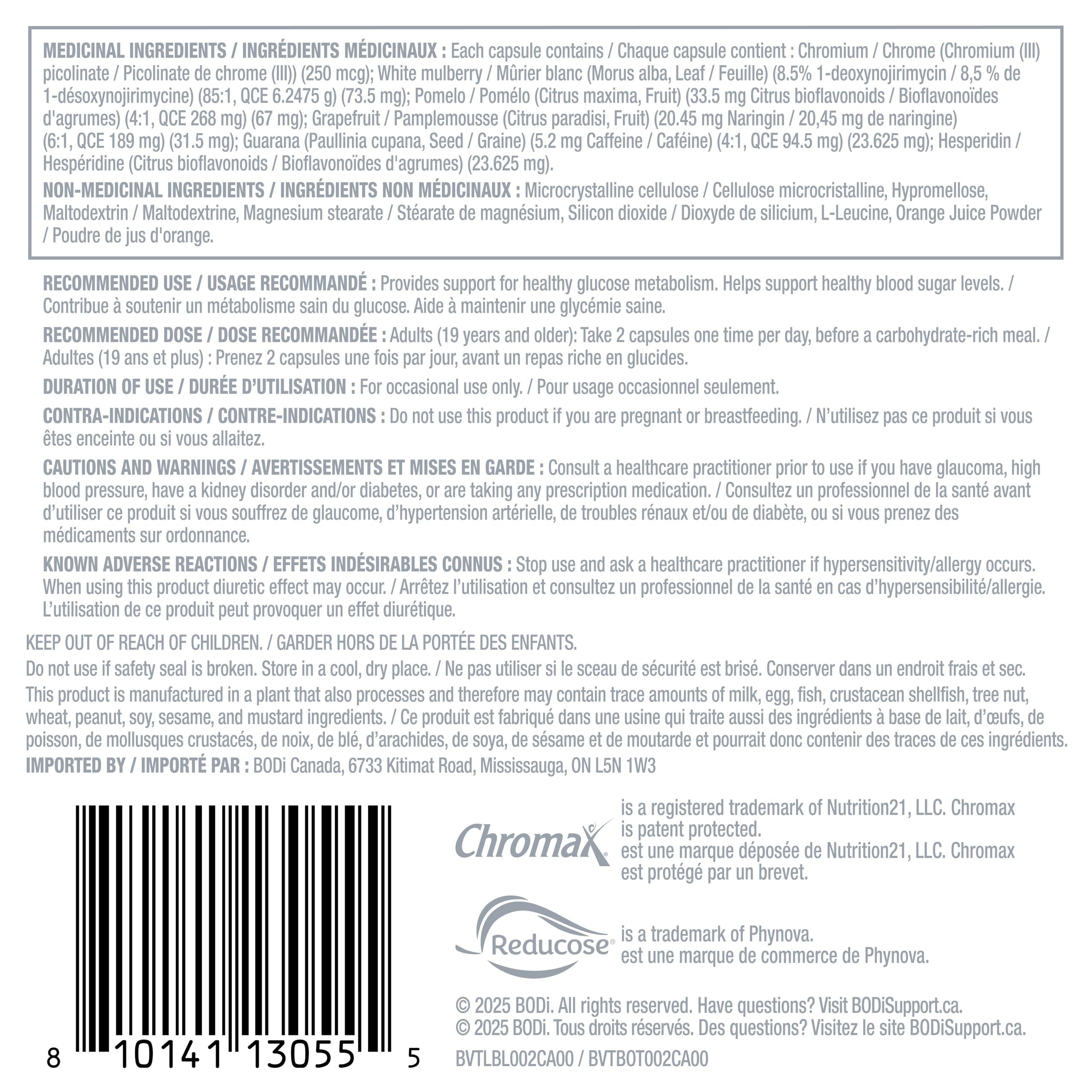 BODi Belle Vitale bottle showing nutrients supporting immune health