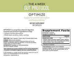 BODi Optimize bottle highlighting enzyme blend for nutrient absorption.
