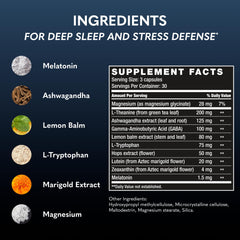 BODi Last Thing capsules packaging illustrating nightly stress support.