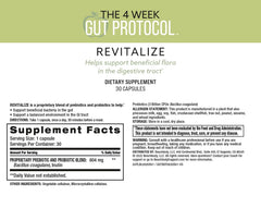 BODi Revitalize probiotic capsules in veggie form for daily use.