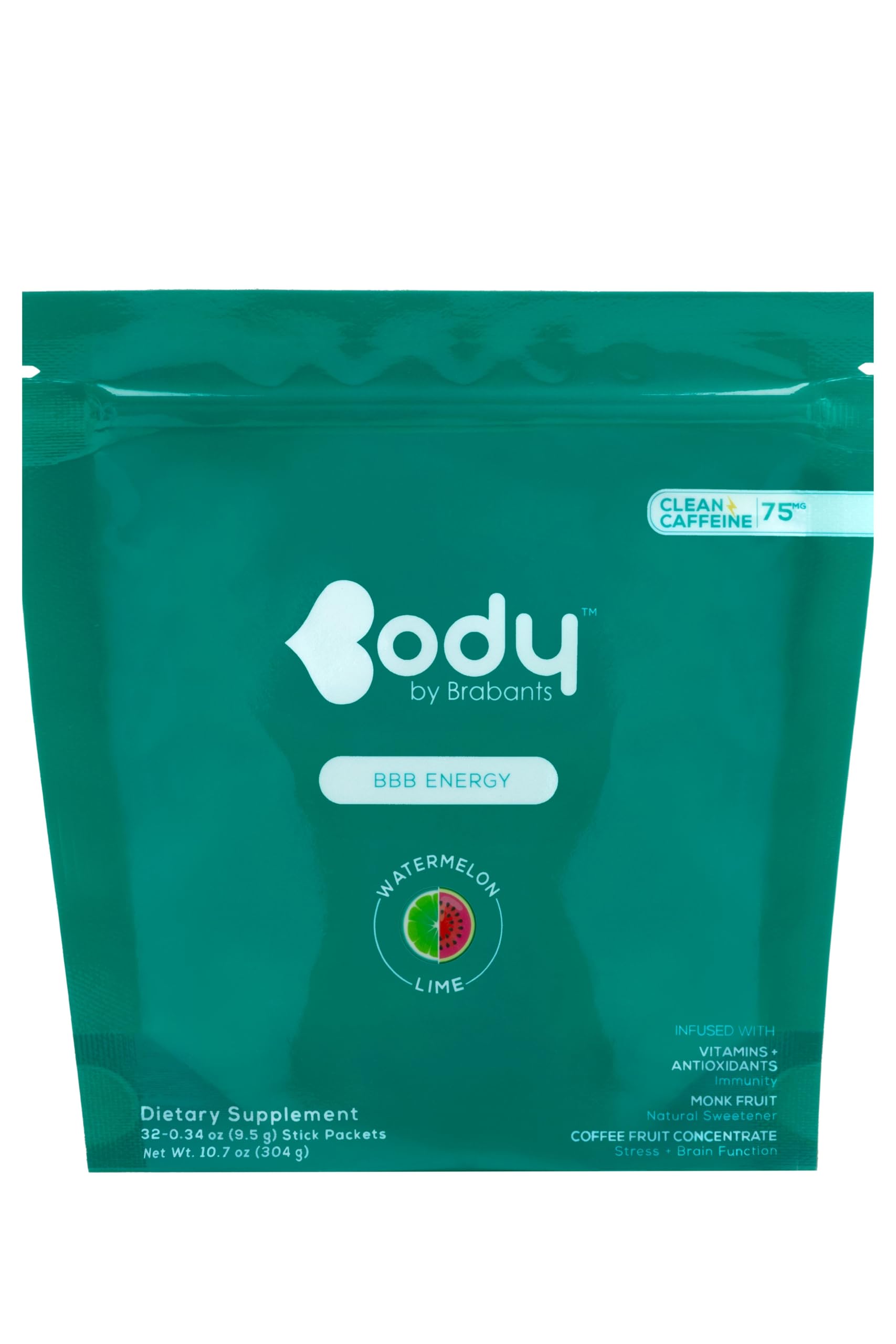 Body By Brabants Vitamina watermelon lime bottle offering a refreshing energy lift
