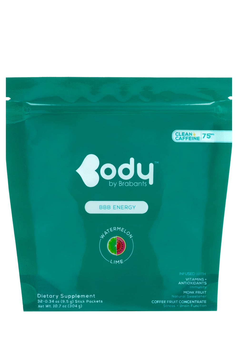 Body By Brabants Vitamina watermelon lime bottle offering a refreshing energy lift