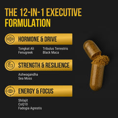 Body C.E.O. zinc and botanicals bottle emphasizing cognitive and immune support.