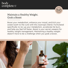 Body Complete Rx Boost Drops measuring dropper ensures precise dosing