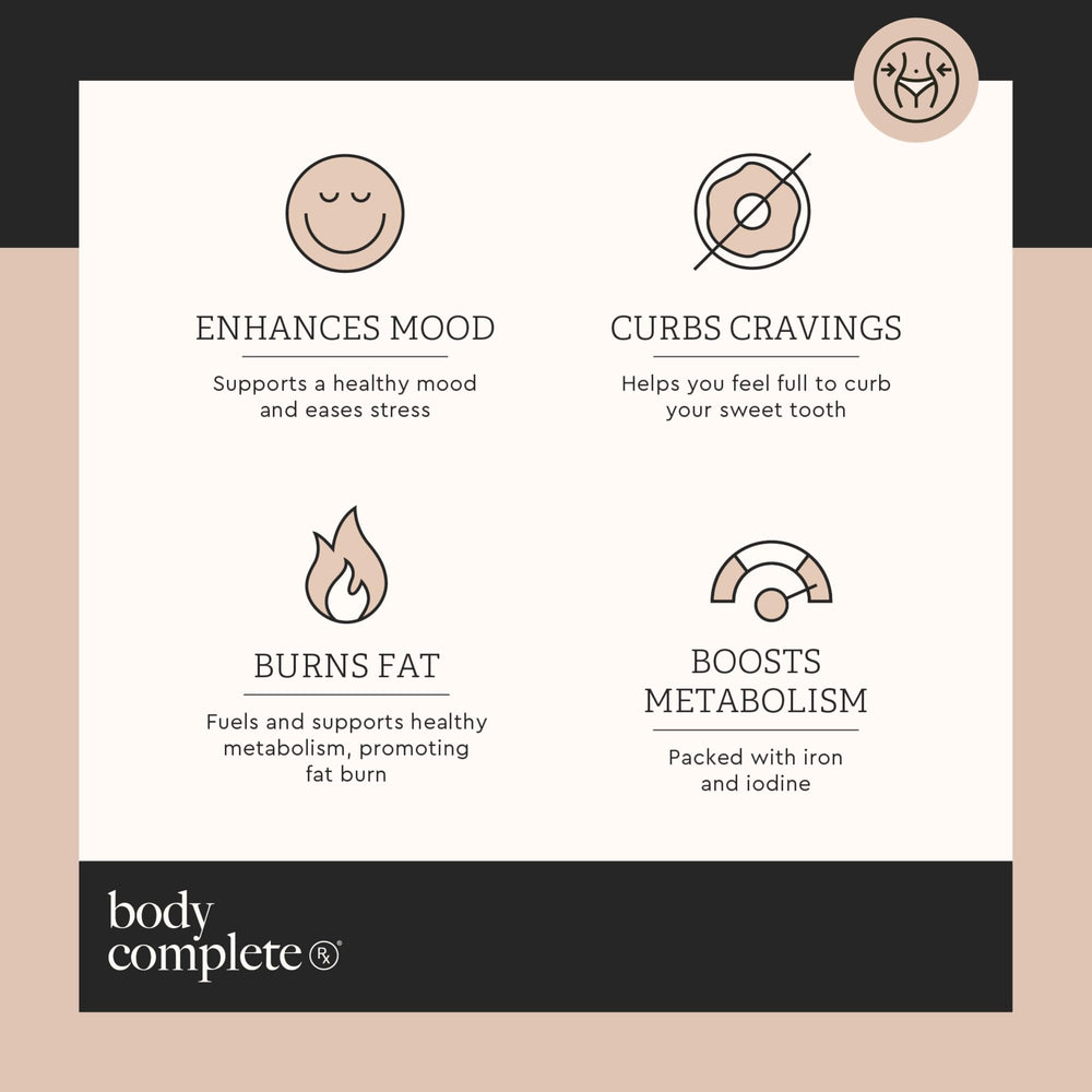 Body Complete Rx Boost Drops packaging highlights plant based wellness