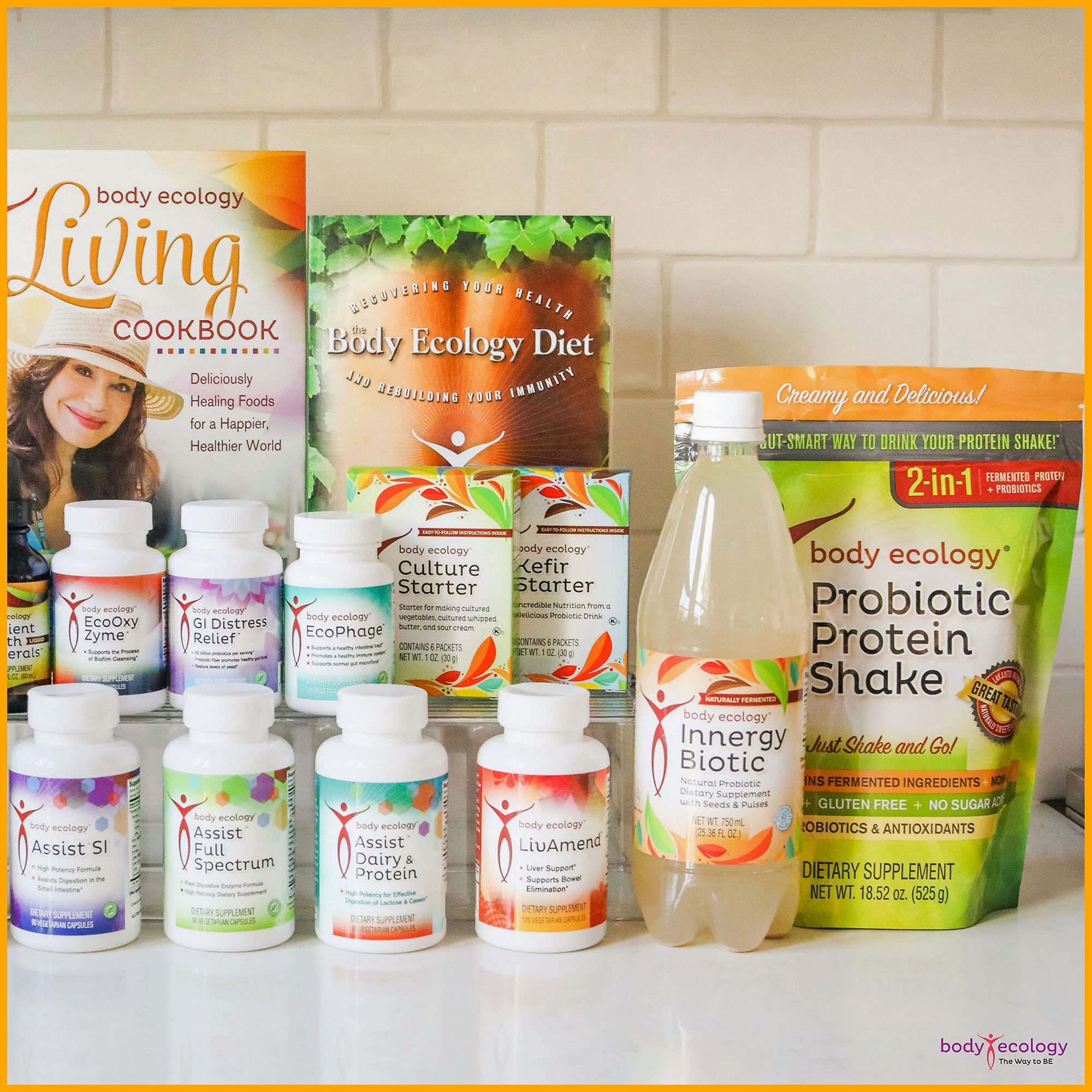 Body Ecology Probiotic Protein Shake resealable packaging maintains freshness