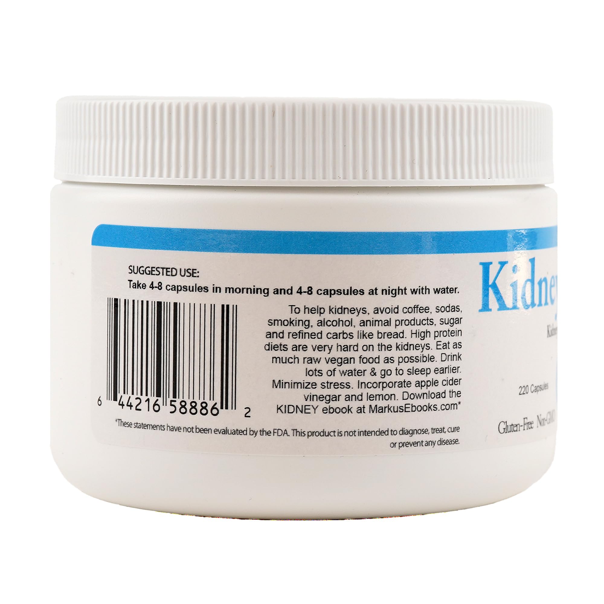 Body Force Kidney Formula ingredient panel featuring nettle leaf and chanca piedra