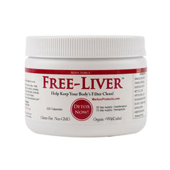 Body Force Liver Formula Capsules bottle on a wooden surface for daily wellness