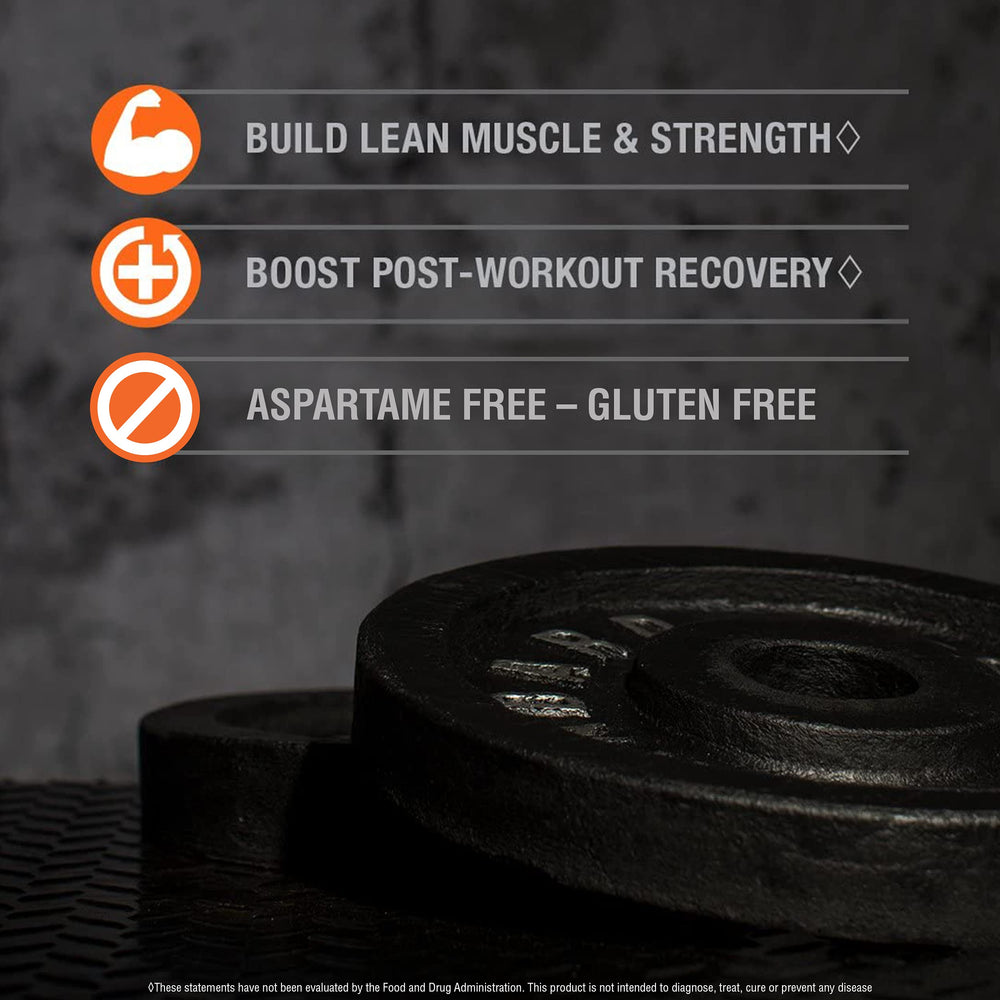 Body Fortress Mass Gainer powder in a jar, convenient calorie-dense fuel after training sessions.