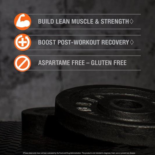 Body Fortress Mass Gainer powder in a jar, convenient calorie-dense fuel after training sessions.