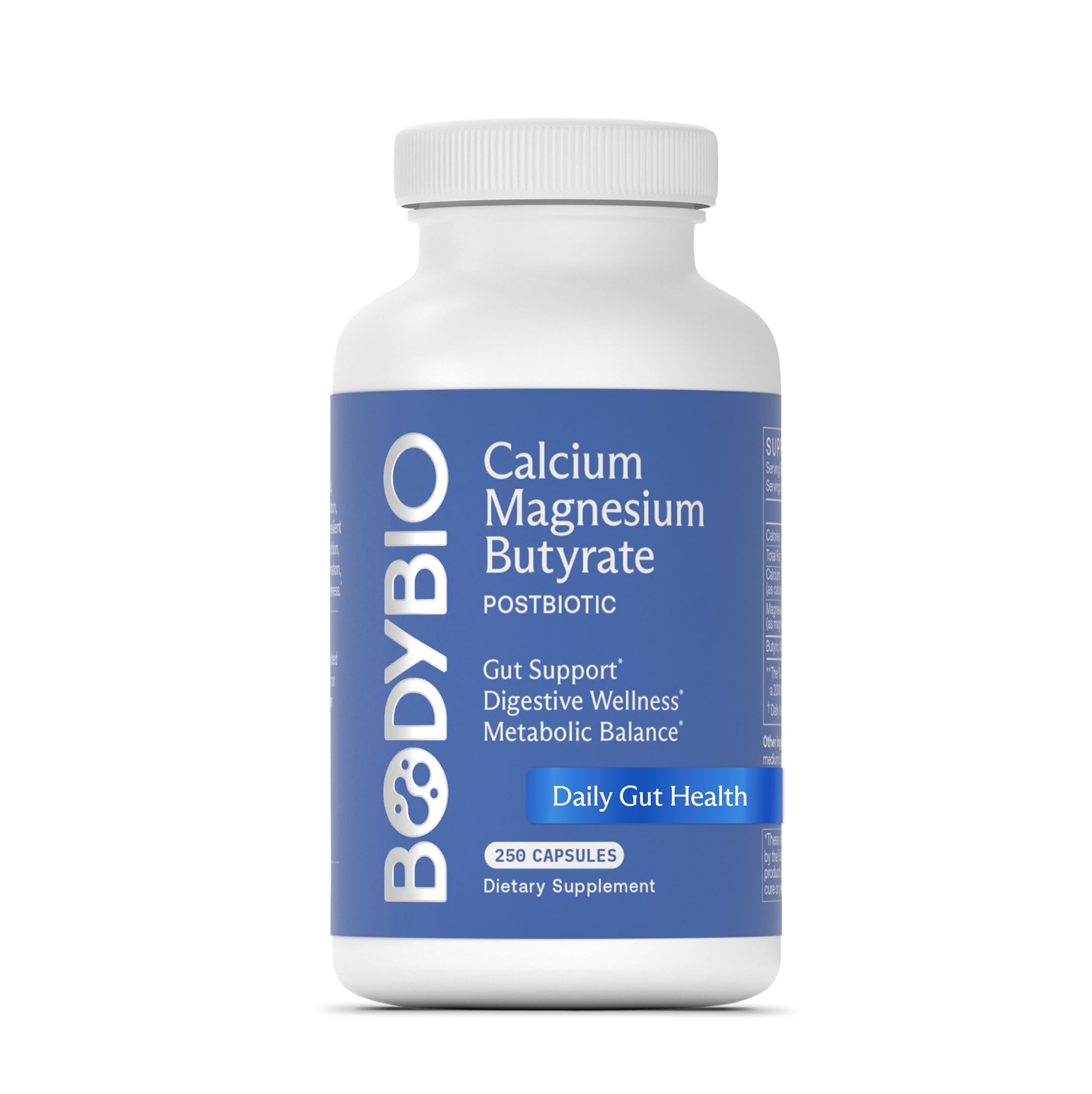 BodyBio Butyrate bottle pour for daily gut support