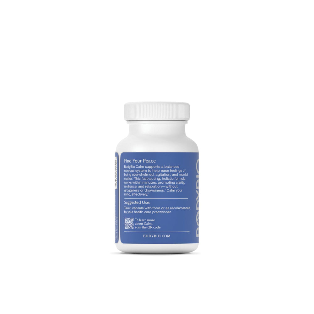 BodyBio Calm dispensing pour illustrating easy daily use