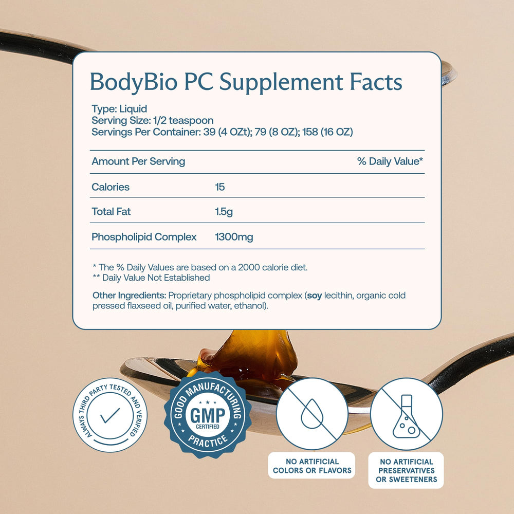 BodyBio PC capsules illustrate cellular repair supporting healthy membranes.