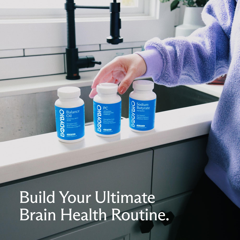 BodyBio PC natural ingredients emphasis for a gentle daily detox routine.