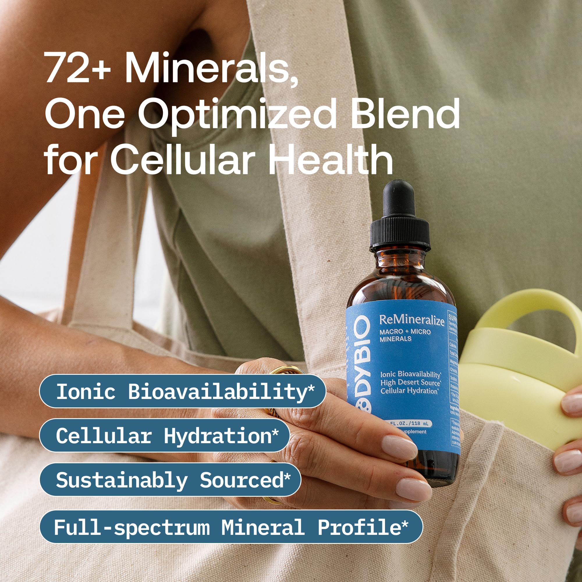 BodyBio ReMineralize label closeup highlights purity