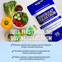 BodyBoost Grade A dairies sourcing signals top quality ingredients.