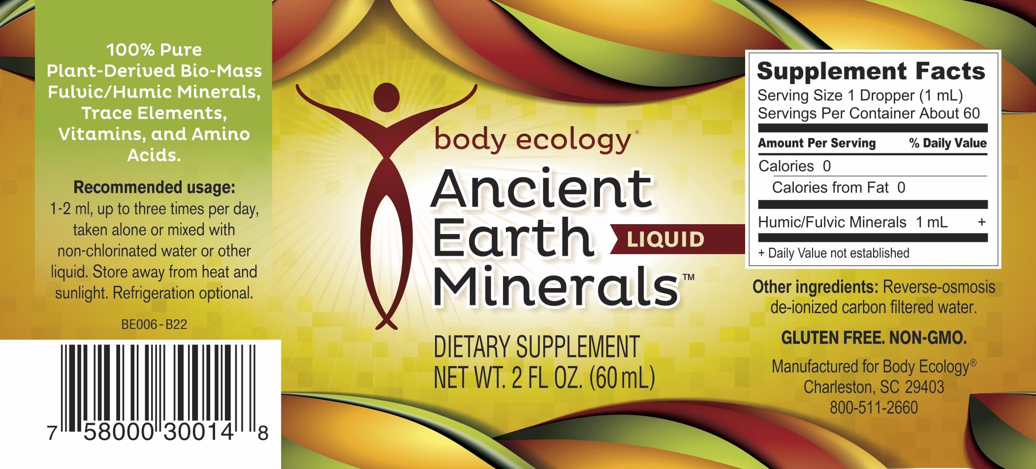Body Ecology Ancient Earth Minerals in coffee cup balances acidity and mineral retention.