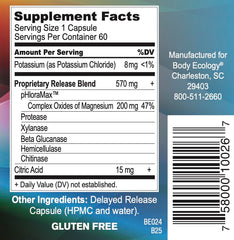 Body Ecology EcoOxyZyme immune support icon suggests potential immune system benefits alongside digestion.