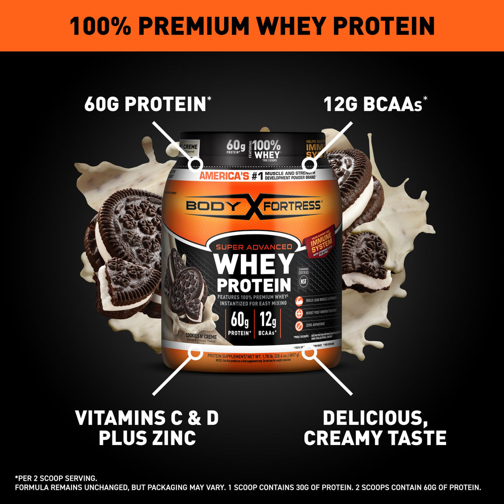 Creamy Cookies N’ Creme shake prepared with a shaker bottle