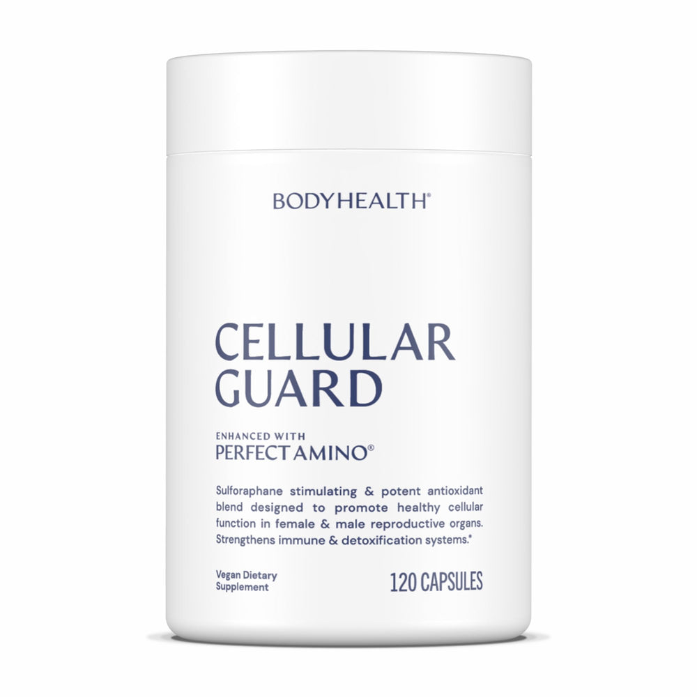 BodyHealth Cellular Guard bottle front view highlighting vitamin C and antioxidant support