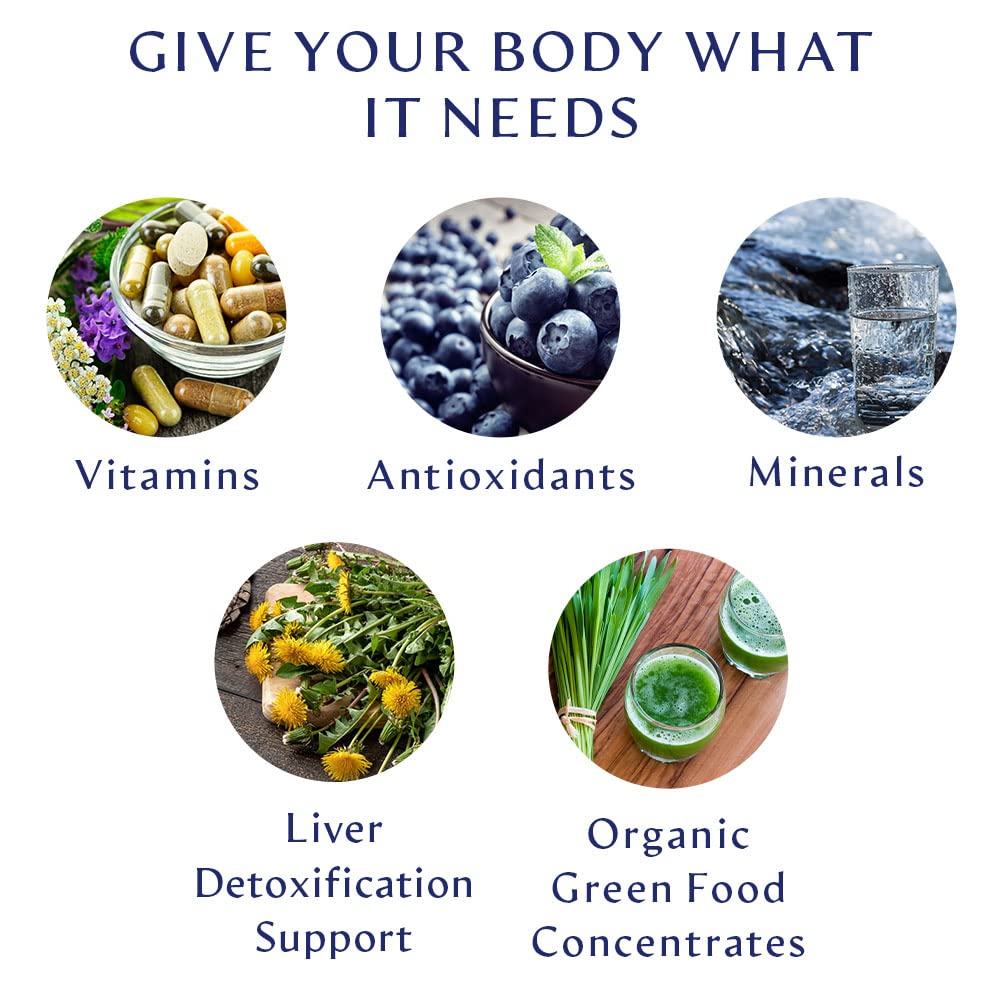 BodyHealth Multi Complete tablets pouring to show easy daily dosage.