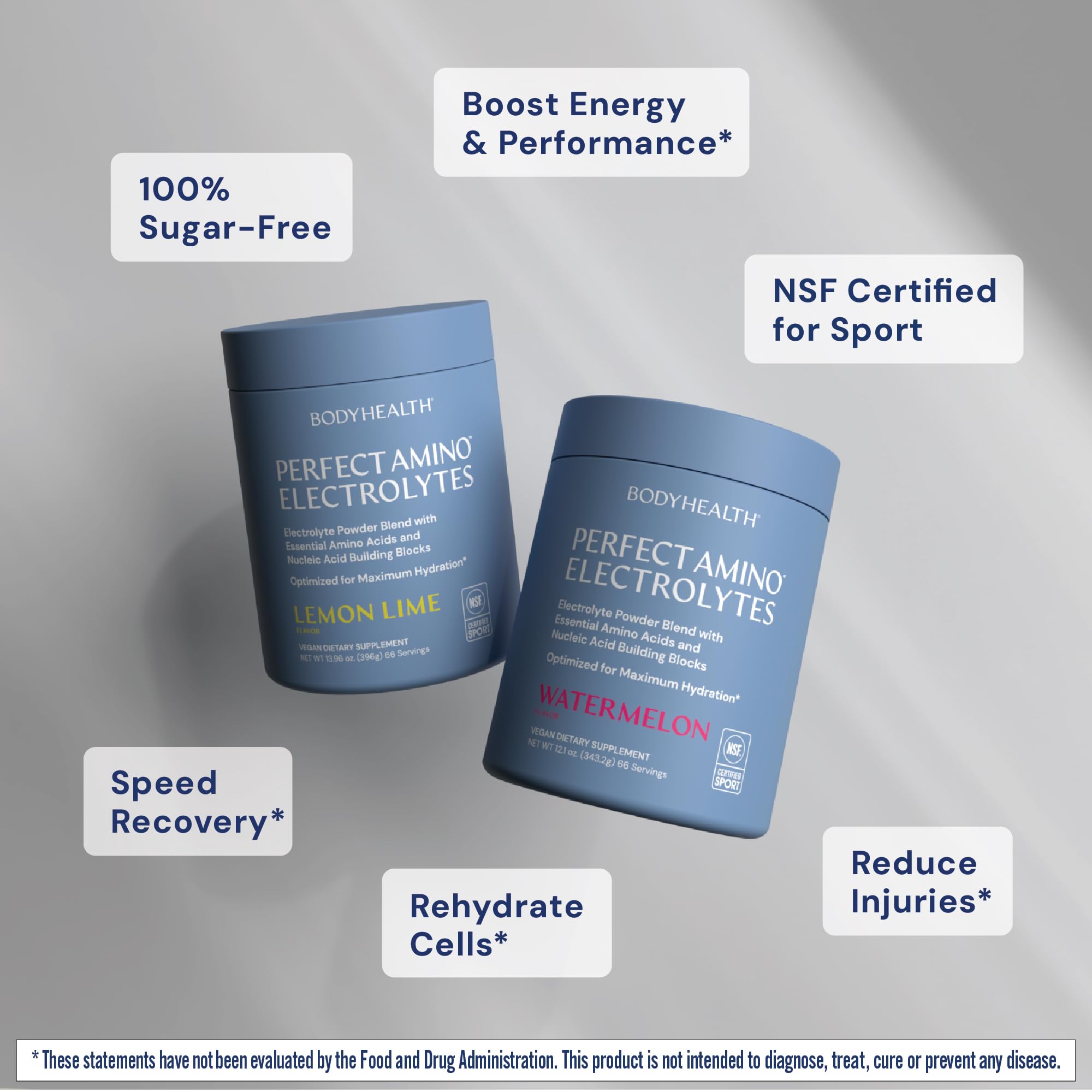 Refreshing Lemon Lime taste in water enhances post-workout hydration without chalk