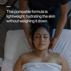 Non-staining formula remains clean on linens after massage sessions.
