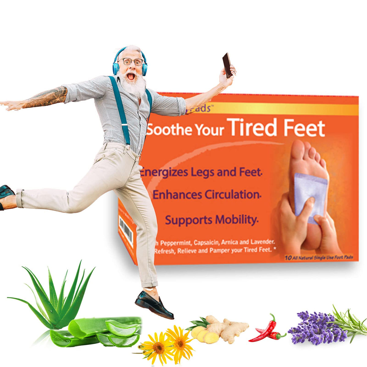 BodyPure Mobility Circulation Patches pack ready for daily comfort use.