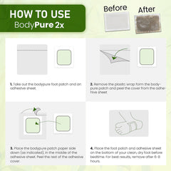 BodyPure tourmaline powder detail highlights far infrared energy benefits.