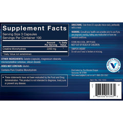 BodyTech Creatine Monohydrate Capsules close-up shows small, easy-to-take doses
