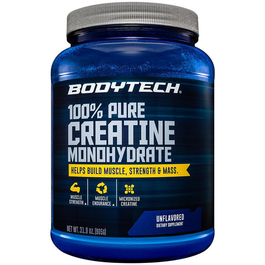 BodyTech Creatine Monohydrate Powder bottle for consistent training and strength support.