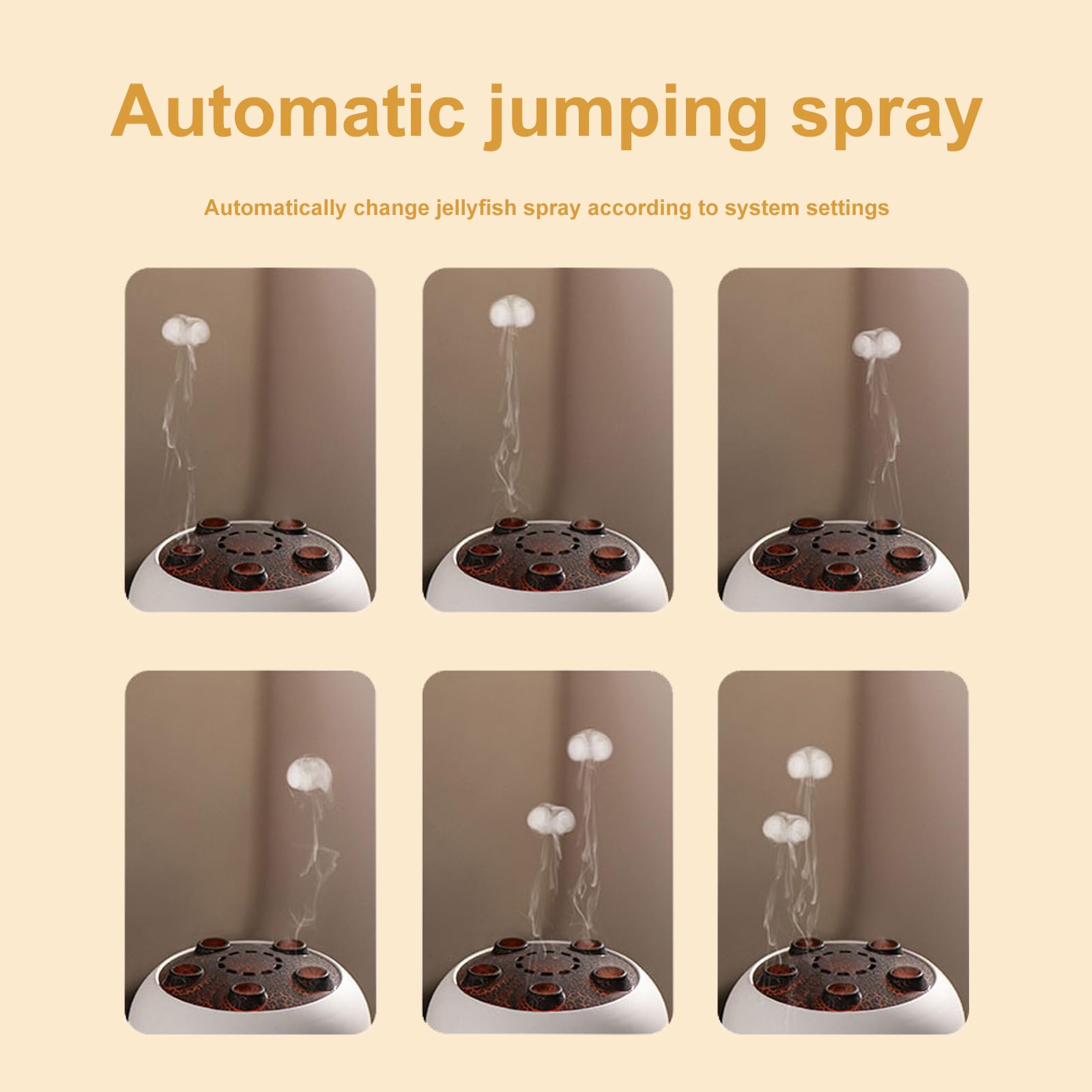 BoikGoik Jellyfish Diffuser two mist modes for customizable diffusion