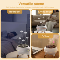 BoikGoik Jellyfish Diffuser seven-color LED lights create mood lighting