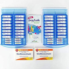 Boiron 30C tubes close-up highlighting versatile dilutions for common concerns.