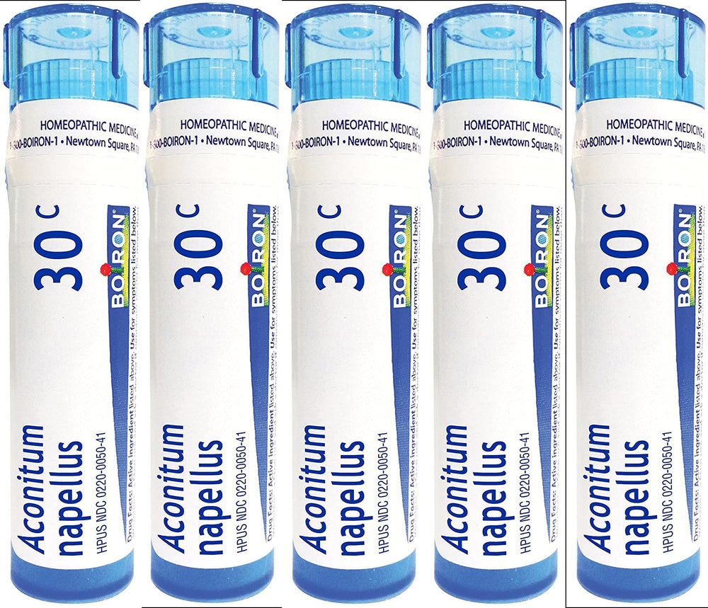 Boiron Aconitum Napellus 30C bottle-pack for fever moments