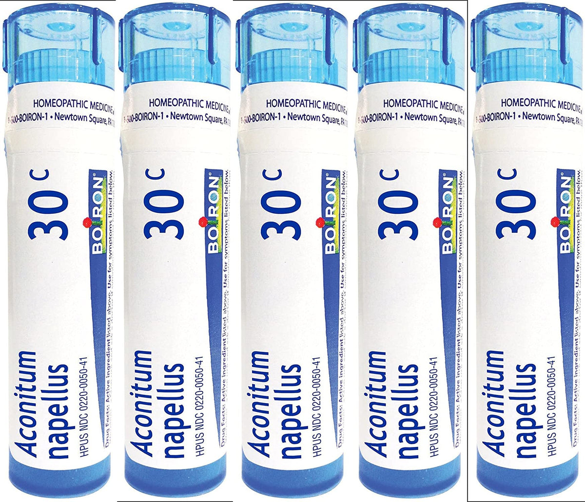 Boiron Aconitum Napellus 30C bottle-pack for fever moments