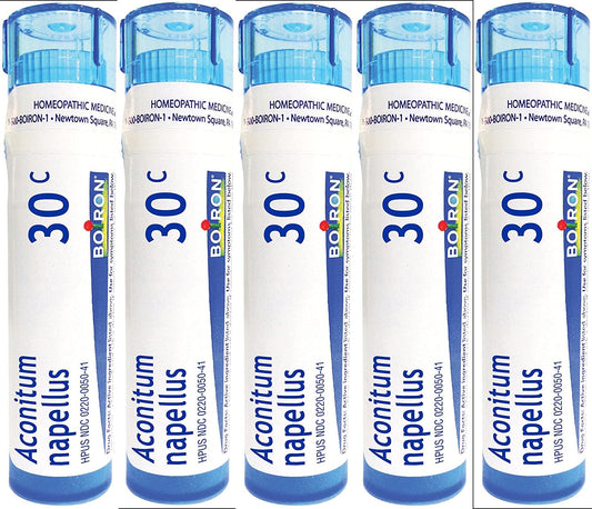 Boiron Aconitum Napellus 30C bottle-pack for fever moments