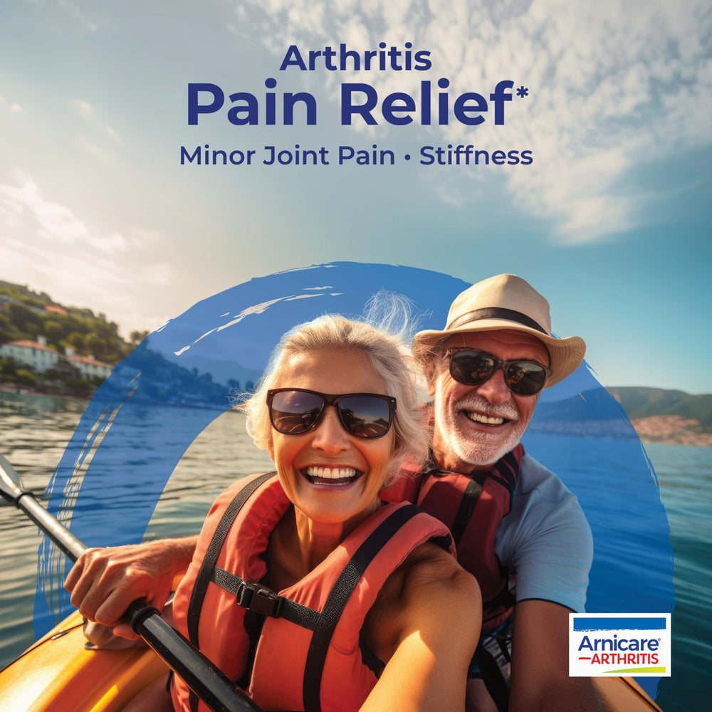 Arnicare Arthritis Cream bundle with pen helps track relief progress over time.