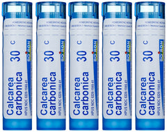 Boiron Calcarea Carbonica 30C pellets front view for easy at-home dosing