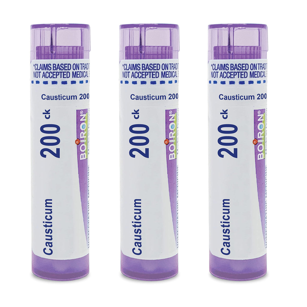 Boiron Causticum 200CK bottle front signals trusted bladder support.