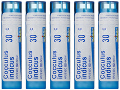 Boiron Cocculus Indicus 30C pack of 5 box offers motion relief on the go.