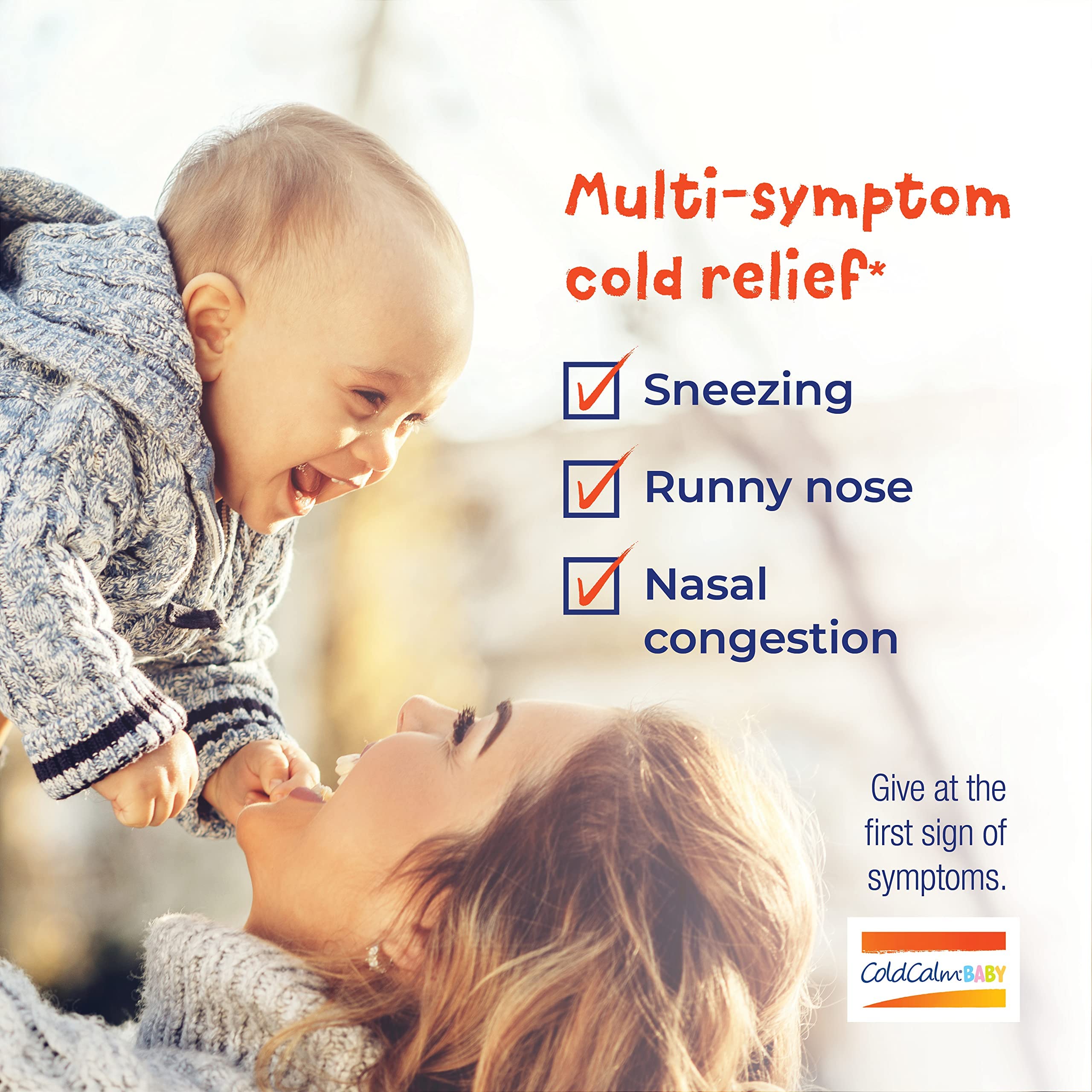 Boiron ColdCalm Baby premeasured doses simplify administration with no measuring needed