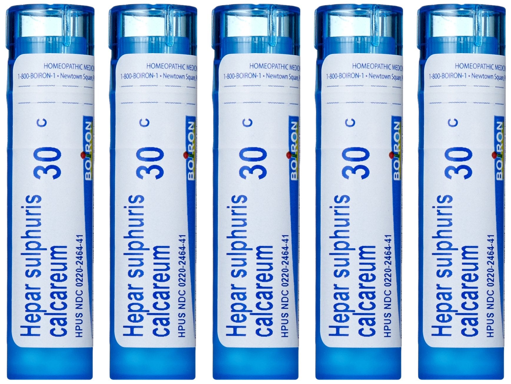 Boiron Hepar Sulphuris Calcareum 30C pellets pack for cough symptoms