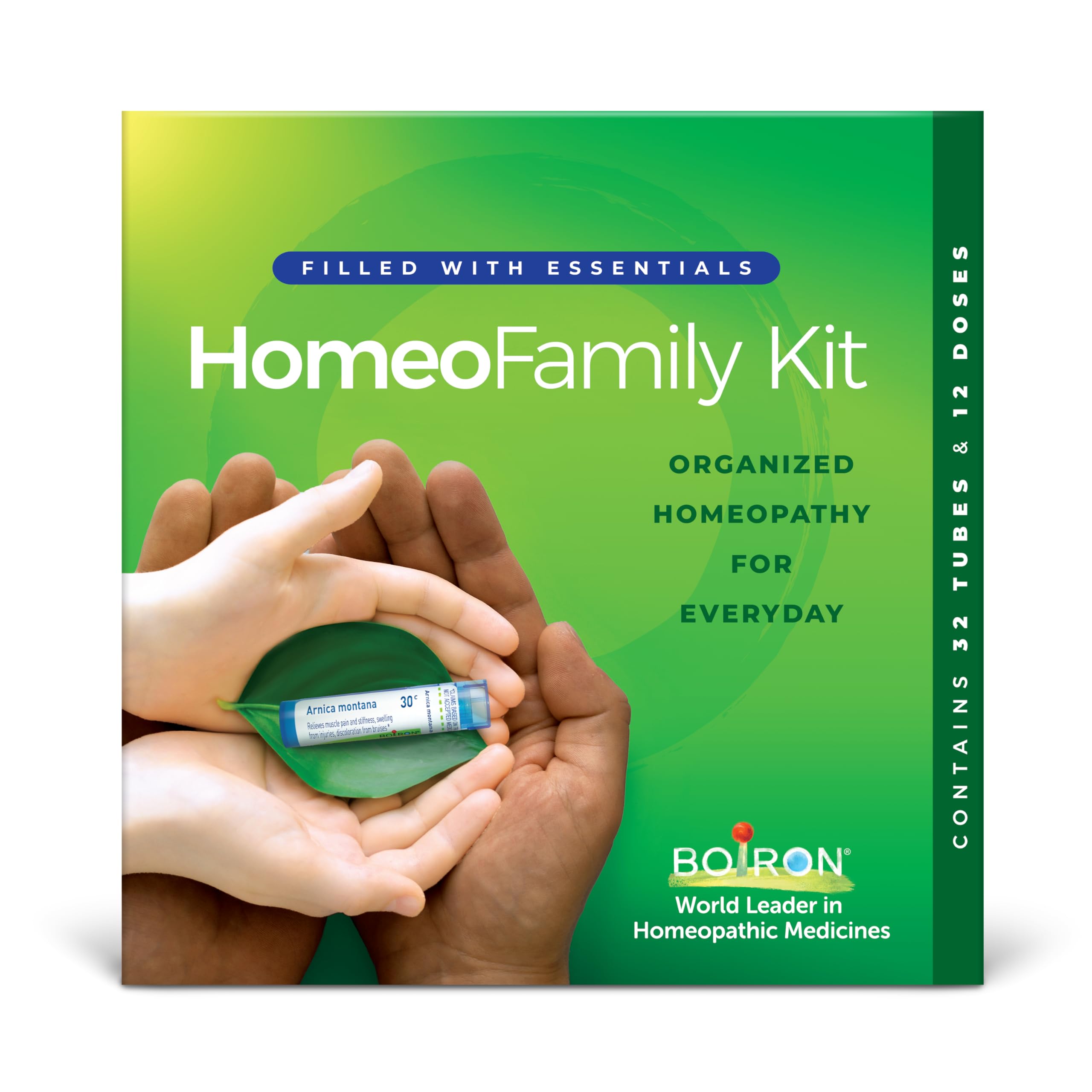 Boiron HomeoFamily kit storage case keeps medicines organized for family use